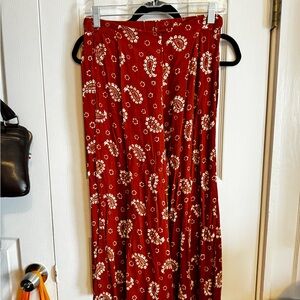 Wide Leg Capri Pants